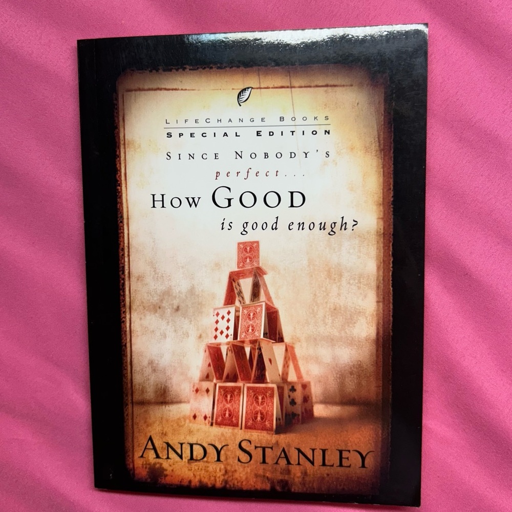 📚BOOK SALE 5 for $20📚 How Good Is Good Enough by Andy Stanley, Paperback, 2003